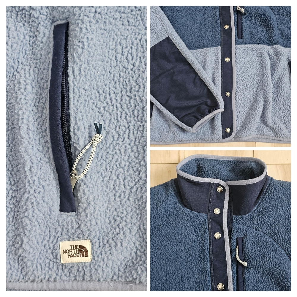 The North Face Cragmont Fleece Jacket Folk Blue Shady Summit Navy - Picture 8 of 14